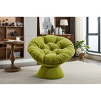 Fauteuil tonneau pivotant à 360° Grand fauteuil d'appoint pivotant