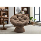 Fauteuil tonneau pivotant à 360° Grand fauteuil d'appoint pivotant