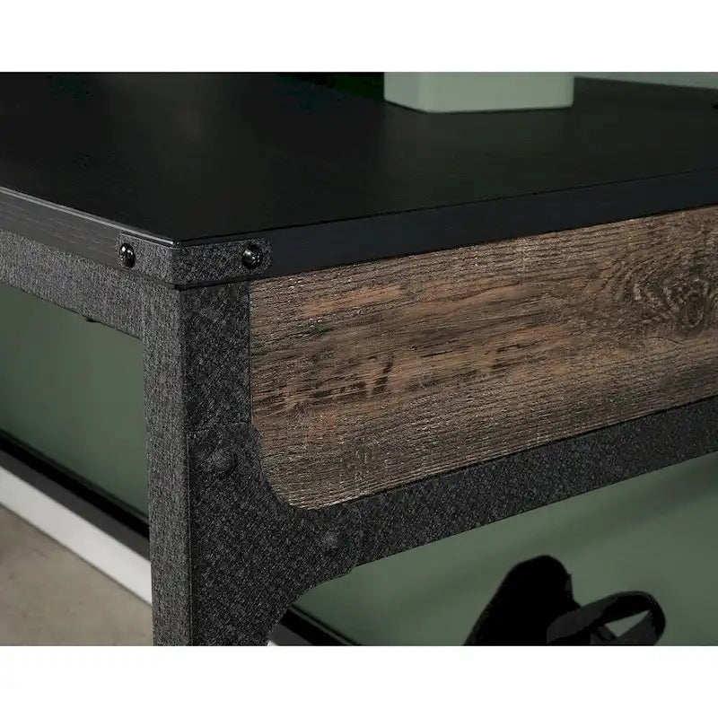 Bureau de direction 72x24 – Chêne Carbonne, résistant aux rayures, gestion des câbles